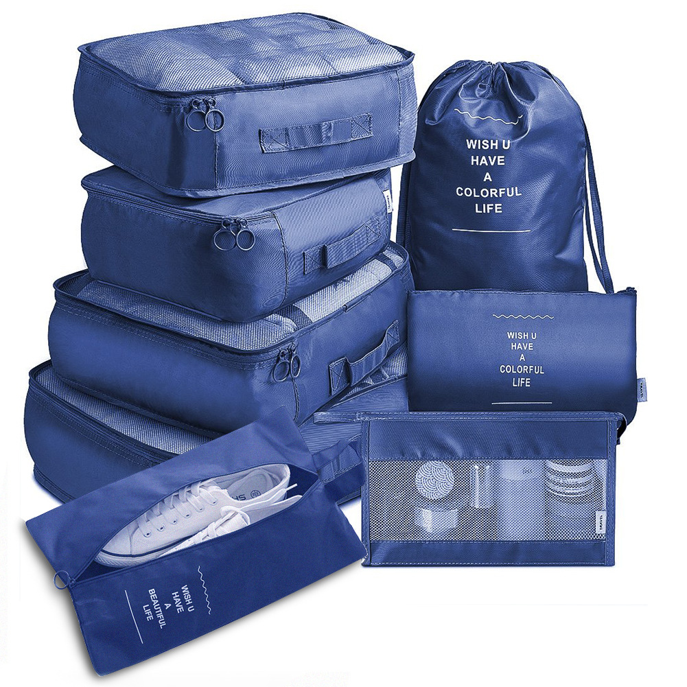 Bleu Marine (Set 8 Pièces)